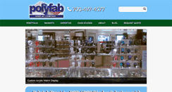 Desktop Screenshot of polyfab-display.com